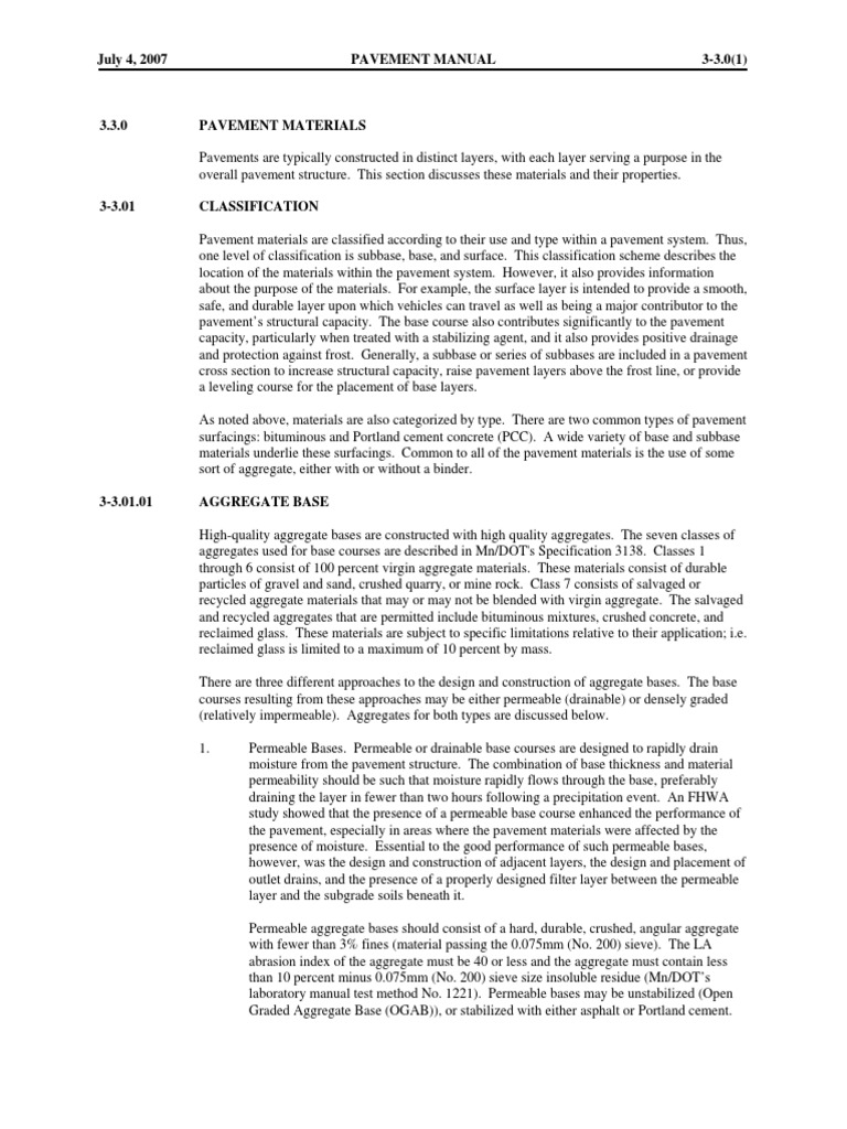 Pavement Materials and Aggregate Bases | PDF | Road Surface | Asphalt