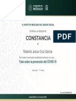 Constancia, COVID-19 IMSS PDF