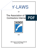 ADCI By-Laws 2020 PDF