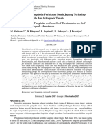 Effect of Application Fungicide As Corn Seed Treatmenton On Soil Nematodes and Arthropods Abundance