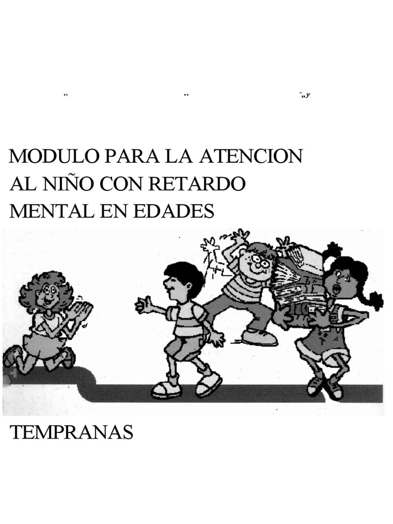 Atención a Niños con Retardo Mental | PDF | Discapacidad intelectual ...