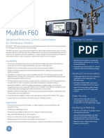 Multilin F60: Grid Solutions