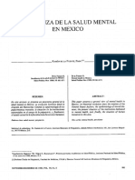 1988 SEMBLANZA DE LA SALUD MENTAL en Mexico