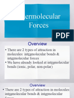 Intermolecular Forces