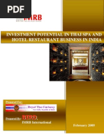 Download Report Spa Hotel Industry by Kapil Saxena SN46303213 doc pdf