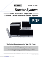 Manual Home Theater Durabrand HT-3917