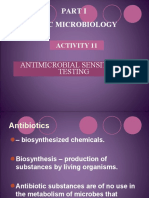 Anti Mictobial Sensitivity Testing - Prelab