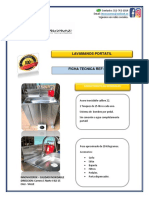 Ficha Tecnica Lavamanos PDF