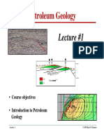 Petroleum Geology: Lecture #1