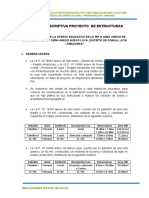 Memoria Descriptiva de Calculo Estructural