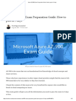 Azure AZ-900 Exam Preparation Guide - How To Pass in 3 Days