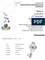 Tema 3 Helmintos Cestodos 3.1 Taeniasis