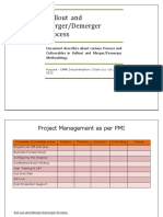 ERP Rollout and Merger - Demerger Process