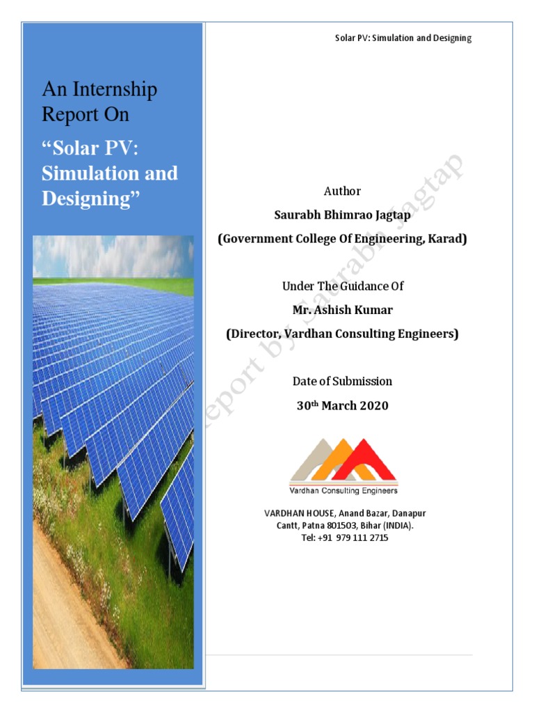 Saurabh PV | PDF | Solar Power | Photovoltaic System