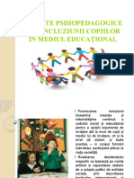 1 - Aspecte Psihopedagogice Ale Incluziunii Copiilor În Mediul Educațional