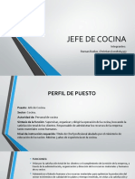 Jefe de Cocina-Perfil de Puestos