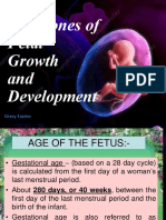 Milestones of Fetal Growth and Development: Gracy Espino