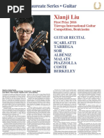 Laureate Series - Guitar: Xianji Liu