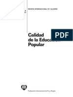 Calidad de La Edc. Popular PDF