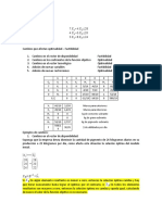 Analisis de Sensibilidad Vector Lado Derecho