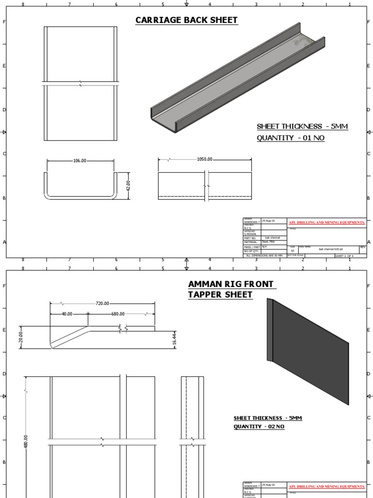 Carriage Back Sheet: Sheet Thickness - 5Mm Quantity - 01 No | PDF | Nature