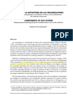 Gestión de La Autoestima en Las Organizaciones