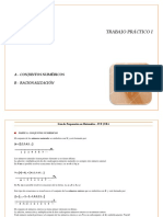 TP 1. Conj. Numéricos y Racionalización