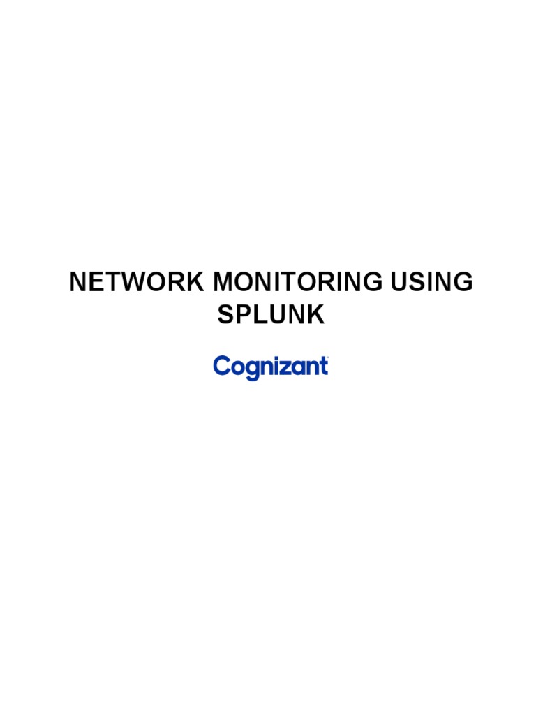 Network Monitoring with Splunk Guide | PDF | Computer Network ...