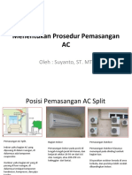 Prosedur Pemasangan AC