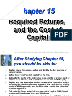 Required Returns and The Cost of Capital Required Returns and The Cost of Capital