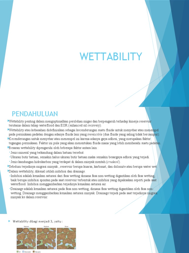 Pentingnya Wettability dalam EOR | PDF