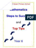 Mathematics Steps To Success: Top Tips