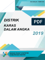 Kecamatan Karas Dalam Angka 2019