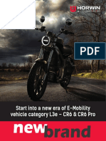 Brand: Start Into A New Era of E-Mobility Vehicle Category L3e - CR6 & CR6 Pro