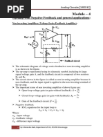 ANALOG CIRCUITS 18EC42 (Module - 4)