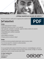 Șef Balastieră PDF