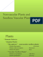 Nonvascular Plants and Seedless Vascular Plants