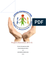 People's Association (N.G.O) : Dream of Prosperous India (Funds Raising For NGO) by (Devendra Kumar Jha) 2020