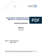 Social Impact of Emigration from Moldova