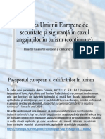 Politica Uniunii Europene de Securitate În Turism - Pasaportul European Al Calificarilor