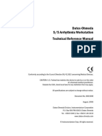 Datex-Ohmeda S/5 Arrhythmia Workstation Technical Reference Manual