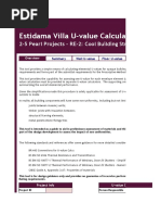U-Value Calculation Examples | PDF | Building Insulation | Wall