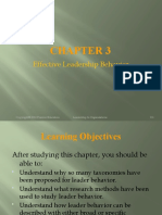 Chapter 03 Effective Leadership Behavior