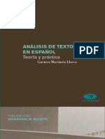 Análisis de textos en español