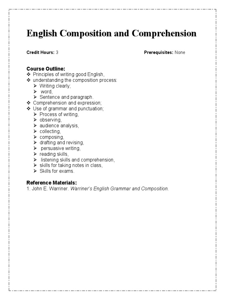 English Bsse1 | PDF | Language Arts & Discipline