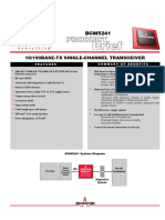 10/100Base-Tx Single-Channel Transceiver: Features Summary of Benefits