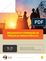 Orçamento obras públicas