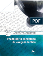 Jean-Noel Aletti, Vocabulario Ponderado de Exegese Biblica