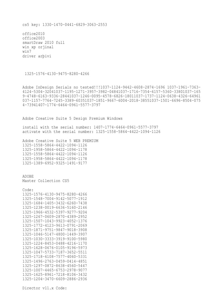 Adobe Cs5 Master Collection Keygen Win 7