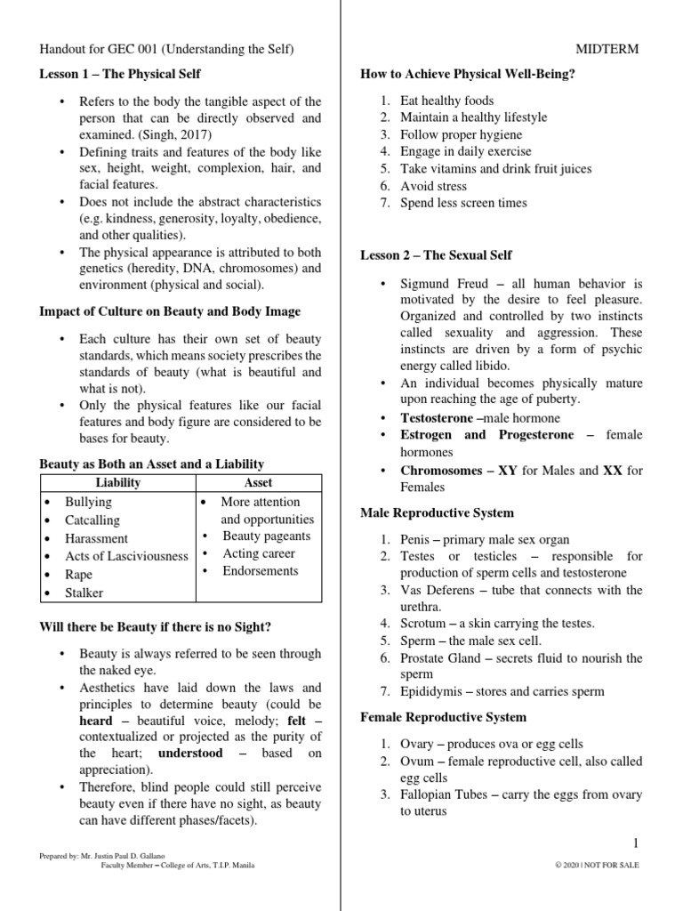 UTS Midterm | PDF | Reproductive System | Birth Control
